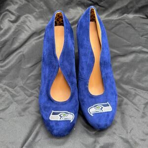 Woman’s Seattle Seahawks wedge shoes